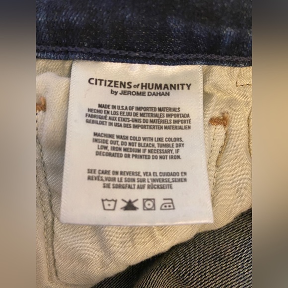 Citizens of Humanity Agnes Crop Mid Rise 25 Slim Straight - Picture 4 of 5